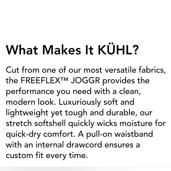 Kuhl "Freeflex Joggr" Pants Black Koal | Women's Size L - Picture 11 of 14